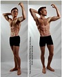 Male Anatomy Standing Arms Up Reference by theposearchives on DeviantArt