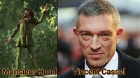 Character and Voice Actor - Shrek - Monsieur Hood - Vincent Cassel ...