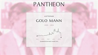 Golo Mann Biography - 20th-century German popular historian | Pantheon