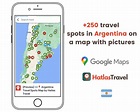 Argentina Travel Map | 250 Spots on Google Maps with Pictures