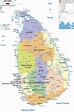 Detailed Political Map of Sri Lanka - Ezilon Maps