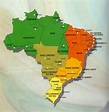 Mapa do Brasil - Político, regiões, estados e capitais, rodoviário