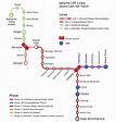 Jakarta LRT routes and phases of development. (Source: lrtjabodetabek ...