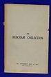 Catalogue of the collection of highly important pictures and choice ...