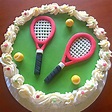 tarta tenis fondant | Tennis cake, Sport cakes, Fondant cake toppers