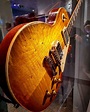 Jimmy Page "Number One" 1959 Gibson Les Paul Standard on display at the ...