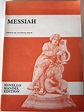 Messiah: Novello Handel Edition for SATB & Orchestra: Watkins Shaw ...