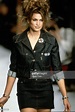 Cindy Crawford at the Chanel Spring 1996 show circa 1995 in Paris ...