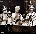 Fotografía tomada durante la coronación del rey George VI y la Reina ...
