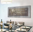 Christian Wall Art: Bless the food before us Wall Art MULTIPLE Colours ...