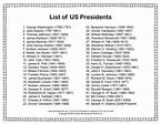 List-of-US-Presidents - Tim's Printables