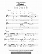Always (Bon Jovi) by J.B. Jovi - sheet music on MusicaNeo
