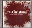 THIS CHRISTMAS: BONUS MUSIC CD SAMPLER - 2008 CD