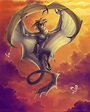 Peace in the desert skies | Fantasy dragon, Dragon art, Forest dragon
