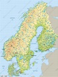 Digital Map Scandinavia Physical 54 | The World of Maps.com