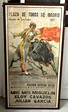 Corrida advertising poster "plaza de toros de madrid" - Catawiki