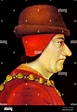 Portrait of King Louis XI of France (1423-1483) a monarch of the House of Valois. Dated 15th ...