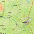 Limoges Carte et Image Satellite