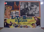 "LAS TRES NOCHES DE SUSANA" MOVIE POSTER - "SUSAN SLEPT HERE" MOVIE POSTER