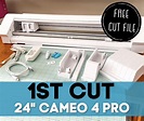 First Cut with 24" Silhouette CAMEO Pro (Free Cut File) - Silhouette School