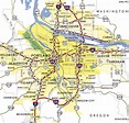 Map Of Portland Metro Area - Map With Cities