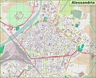 Large detailed map of Alessandria - Ontheworldmap.com