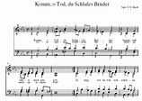 Komm, o Tod, du Schlafes Bruder (BWV 56/ 5) - Johann Sebastian Bach ...