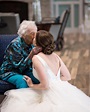 Bride brings her wedding dress to see her 102 year old Grandma who is ...