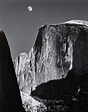 The Story of Moon and Half Dome - The Ansel Adams Gallery