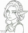 Elf/Magical Girl Drawing | Book art drawings, Drawings, Art sketchbook