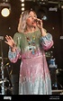 Soul singer, Alice Russell performing at Cornbury Festival, Great Tew ...