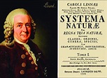 Carolus Linnaeus and the title page of Systema Naturae (1758 ...