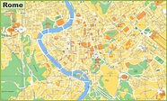 Printable Tourist Map Of Rome