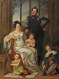 1820s Prinz Wilhelm von Preußen mit seiner Gemahlin, Prinzessin ...