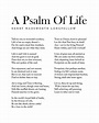 A Psalm Of Life - Henry Wadsworth Longfellow Poem - Literature ...