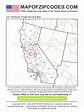 California 3 Digit Zip Code Map - Fill Online, Printable, Fillable ...