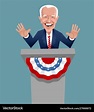 Caricature presidential candidate joe biden Vector Image