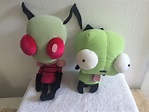 Invader Zim And Gir Plush Lot 2002 Viacom Nickelodeon | #1829958144