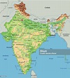 Alta Dettagliata India Fisica Mappa - Immagini vettoriali stock e altre ...