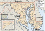 Map Of Maryland Major Cities