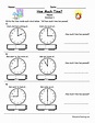 How Much Time Passed To The Hour Worksheet - Have Fun Teaching
