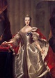 Portrait of Sophia Magdalene of Brandenburg-Kulmbach (1700-1770), Queen ...