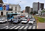 traffic jam rush hour Lima Peru Stock Photo - Alamy