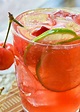 Cherry Lime Tequila Cocktail - WonkyWonderful