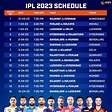 IPL 2023 Schedule: Dates, Teams, and Venues Revealed | Latest Updates ...