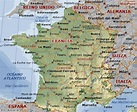 Mapa de Francia - Mapa Físico, Geográfico, Político, turístico y Temático.