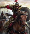 Hulegu Khan leading the charge of the Mongols | Race art, Historical ...