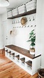 20+ Easy DIY Mudroom Bench Ideas For Inspiration | Mudroom decor, Home ...