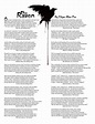 The Raven Printable Poem