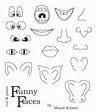 Printable Parts Of The Face Cut And Paste